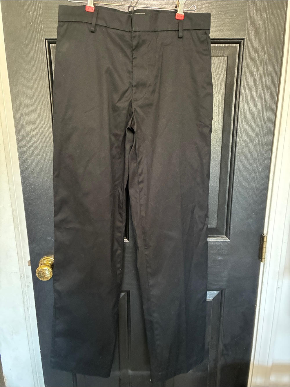 Dockers Men's Black Straight-Leg Khaki Dress Pants 32x34